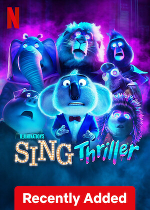 Netflix: Sing: Thriller | <strong>Opis Netflix</strong><br> Buster Moon wymyśla sobie naszpikowany gwiazdami występ do utworu „Thriller” Michaela Jacksona. Krótkometrażowa animacja z bohaterami popularnych filmów z serii „Sing”. | Oglądaj film na Netflix.com